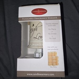 Ceramic Electric Plug In Wax Melt Oil Warmer Diffuser Live, Laugh, Love